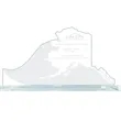 State Map Award -  Alaska | https://www.bestnamebadges.com