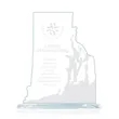 State Map Award -  Rhode Island | https://www.bestnamebadges.com