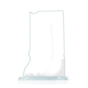 State Map Award -  Indiana | https://www.bestnamebadges.com