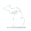 State Map Award -  Michigan | https://www.bestnamebadges.com