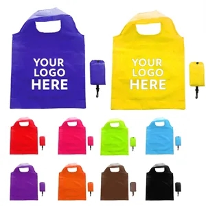 Foldable Reusable Grocery Shopping Tote Bag Fits in Pocket
