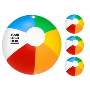 11.8" Rainbow Colored Party Pack Inflatable Beach Ball