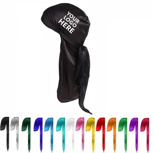 Satin Silky Durag Headwraps Dorag for Men Women