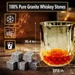 Whiskey Stone And Wine Glass Gift Set | https://www.bestnamebadges.com