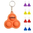 Pop-It Stress Relief Keychain | https://www.bestnamebadges.com
