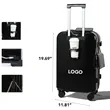 Small Luggage With Cup Holder and Lock | https://www.bestnamebadges.com