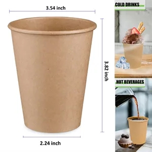Disposable Kraft Paper Cup 12 OZ