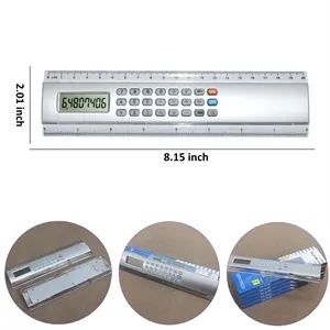 8" Ruler Integrated With Precise Calculators