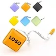 PU Leather Square Wrapped Tape Measure | https://www.bestnamebadges.com