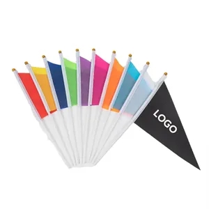 Colorful Pennant Flags Small Triangle