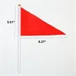 Colorful Pennant Flags Small Triangle | https://www.bestnamebadges.com