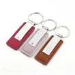 PU Leather Metal Keychain | https://www.bestnamebadges.com