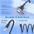 3 IN 2 100W Retractable Multi Charging Cable | https://www.bestnamebadges.com