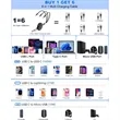 3 IN 2 100W Retractable Multi Charging Cable | https://www.bestnamebadges.com