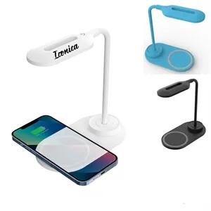 10W USB Charging Desk Lamp With Wireless Charger