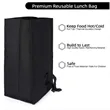 Foldable Freezable Lunch Bag Buckle Handle | https://www.bestnamebadges.com