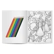 STEMULATE Adult Coloring and Puzzle Book with Pencils | https://www.bestnamebadges.com