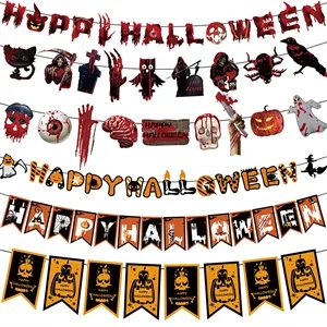 Halloween Party Atmosphere Decoration Flag