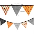 Halloween Party Triangle Banner | https://www.bestnamebadges.com