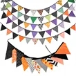 Halloween Party Triangle Banner | https://www.bestnamebadges.com