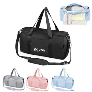 Waterproof Dufflebag with Shoe and Wet Clothes Compartments