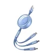 100W Retractable Multi Charger Cord Compact for Travel | https://www.bestnamebadges.com