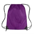 Polyester Drawstring Cinch Backpack | https://www.bestnamebadges.com