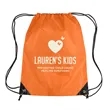 Polyester Drawstring Cinch Backpack | https://www.bestnamebadges.com