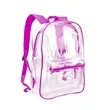Clear PVC Backpack | https://www.bestnamebadges.com