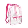 Clear PVC Backpack | https://www.bestnamebadges.com
