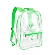 Clear PVC Backpack | https://www.bestnamebadges.com