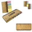 Bamboo Sticky Note Wallet | https://www.bestnamebadges.com