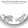 Reduce Fatigue Heat Electric Pulse Neck Massager Vibration | https://www.bestnamebadges.com