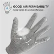 Level 5 Cut Proof Chainmail  Kitchen Safety HPPE Gloves | https://www.bestnamebadges.com