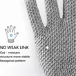 Level 5 Cut Proof Chainmail  Kitchen Safety HPPE Gloves | https://www.bestnamebadges.com