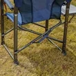 Portable Folding Upgraded Oversized Directors Chairs w/Table | https://www.bestnamebadges.com