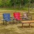 Portable Folding Upgraded Oversized Directors Chairs w/Table | https://www.bestnamebadges.com