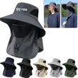 Fishing Sun Protection Hat with Face Cover & Neck Flap | https://www.bestnamebadges.com