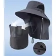 Fishing Sun Protection Hat with Face Cover & Neck Flap | https://www.bestnamebadges.com