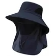 Fishing Sun Protection Hat with Face Cover & Neck Flap | https://www.bestnamebadges.com