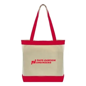 Custom Two Tone Tote Bag 12 OZ