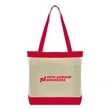 Custom Two Tone Tote Bag 12 OZ | https://www.bestnamebadges.com