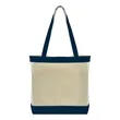 Custom Two Tone Tote Bag 12 OZ | https://www.bestnamebadges.com