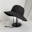 Summer Fishing Sun Hat with Chin Cord | https://www.bestnamebadges.com