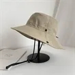 Summer Fishing Sun Hat with Chin Cord | https://www.bestnamebadges.com