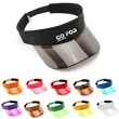 Clear Colored Plastic Sun Visors Hat | https://www.bestnamebadges.com