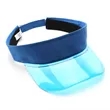 Clear Colored Plastic Sun Visors Hat | https://www.bestnamebadges.com