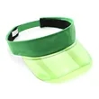 Clear Colored Plastic Sun Visors Hat | https://www.bestnamebadges.com
