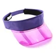 Clear Colored Plastic Sun Visors Hat | https://www.bestnamebadges.com