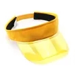 Clear Colored Plastic Sun Visors Hat | https://www.bestnamebadges.com